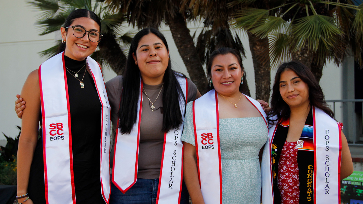 Students attending EOPS graduation